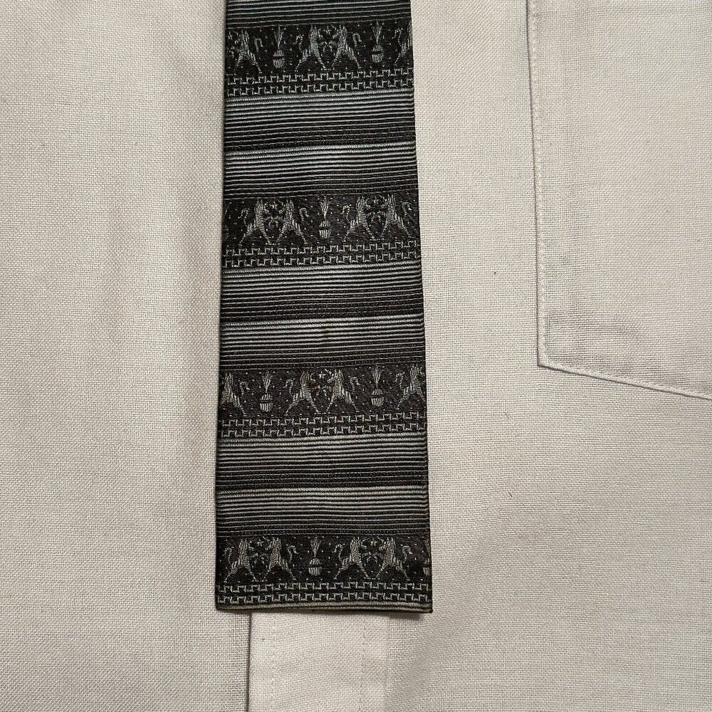 RARE Vintage Damon Square Silk Tie